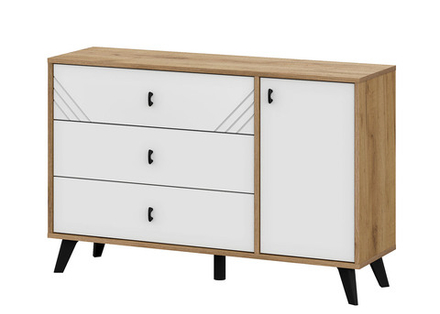 Комод 3 ящика (со створкой) "Байкал"