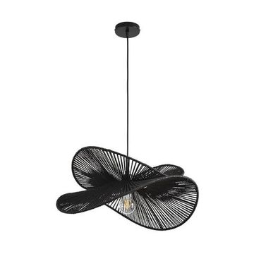 8382/1 ECO LN черный, металл/джутовый шнур Подвес E27 40W 220V ROPE