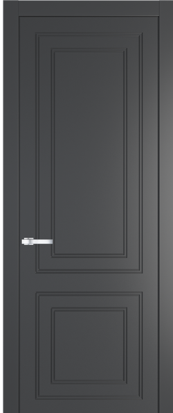 [ТОВАРА НЕТ В НАЛИЧИИ] Дверь межкомнатная Профиль Дорс 4PW, цвет графит, эмаль, глухая
