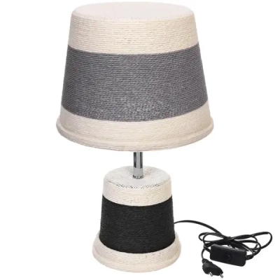 Настольная лампа 1*40Вт «Аннет» Серо-Черный