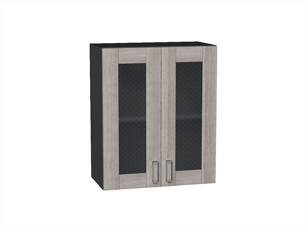 Шкаф верхний с 2-мя остекленными дверцами Лофт