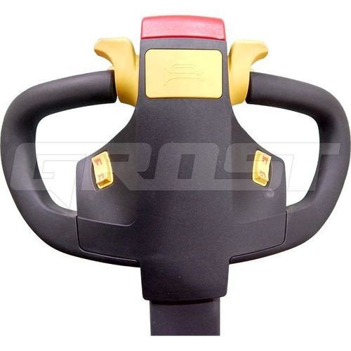 Подъемник самоходный GROST Tower Drive BS 400-16 ножничного типа с питанием от аккумуляторов с выдвижной платформой