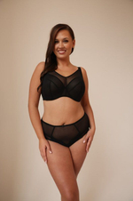 Бюстгальтер-топ со съемными стрепами (Размер: 65I) (Цвет: черный)