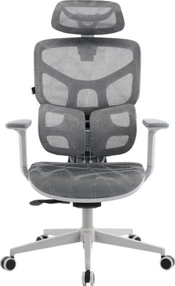 Эргономичное кресло Alfa Grey Сетка Серый