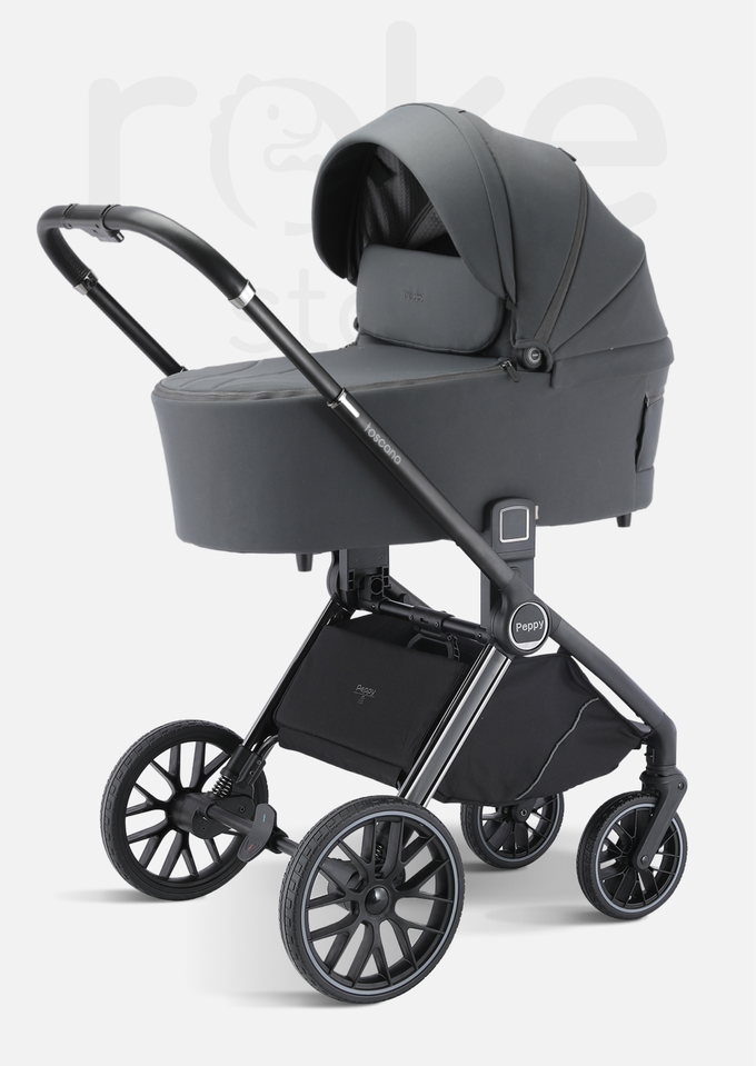 Peppy Коляска детская Toscana 2 в 1 Grey (серый)