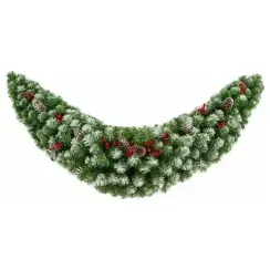 Сваг Грация с декором заснеженный 100 см., Леска+ПВХ, ЕлкиТорг (52029)