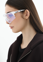 Спортивные очки 100% SPEEDCRAFT LE Bastille - Pearl White Glitter - Blue Mirror Photochromic Lens