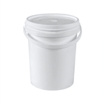 Ведро с герметичной крышкой и ручкой 1,5 л (белое)