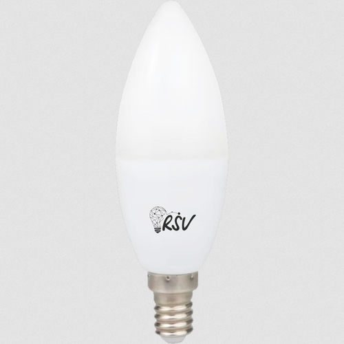 Лампа светодиодная RSV-C37-10W-4000K-E14, 160-265V