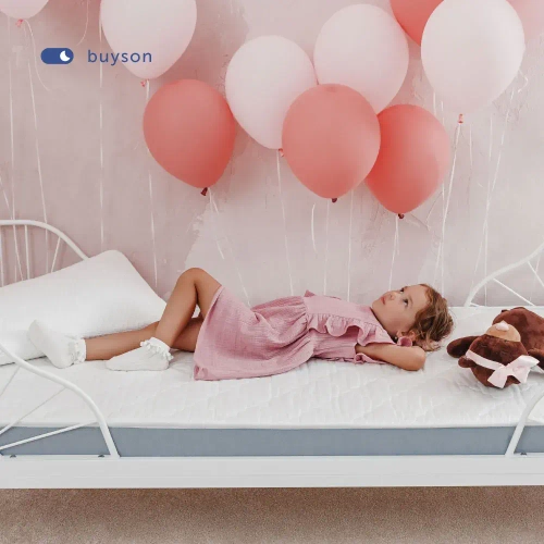 Детский матрас BuySunny, 13 см, жесткость выше средней, независимые пружины