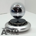 Ароматизатор-игрушка -на торпеду- МЯЧ БАСКЕТБОЛ - солн батар- YC-32SL серебристый A