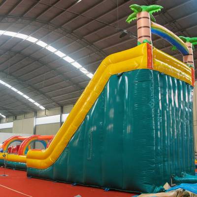 Водная горка с бассейном «Тропические выходные», 11*4*5 м