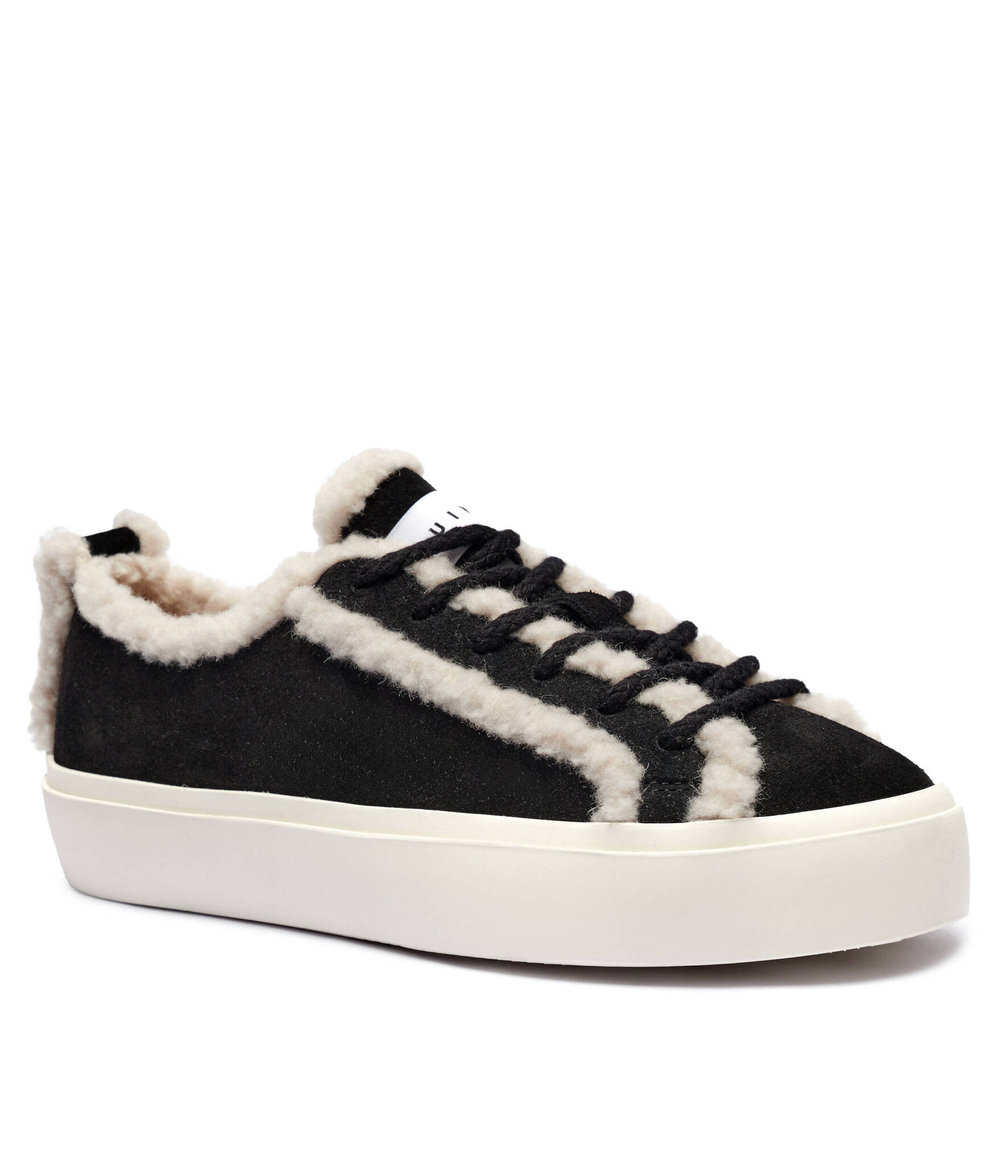 Кожаные кроссовки Shearling INUIKII - черный(35202-055)