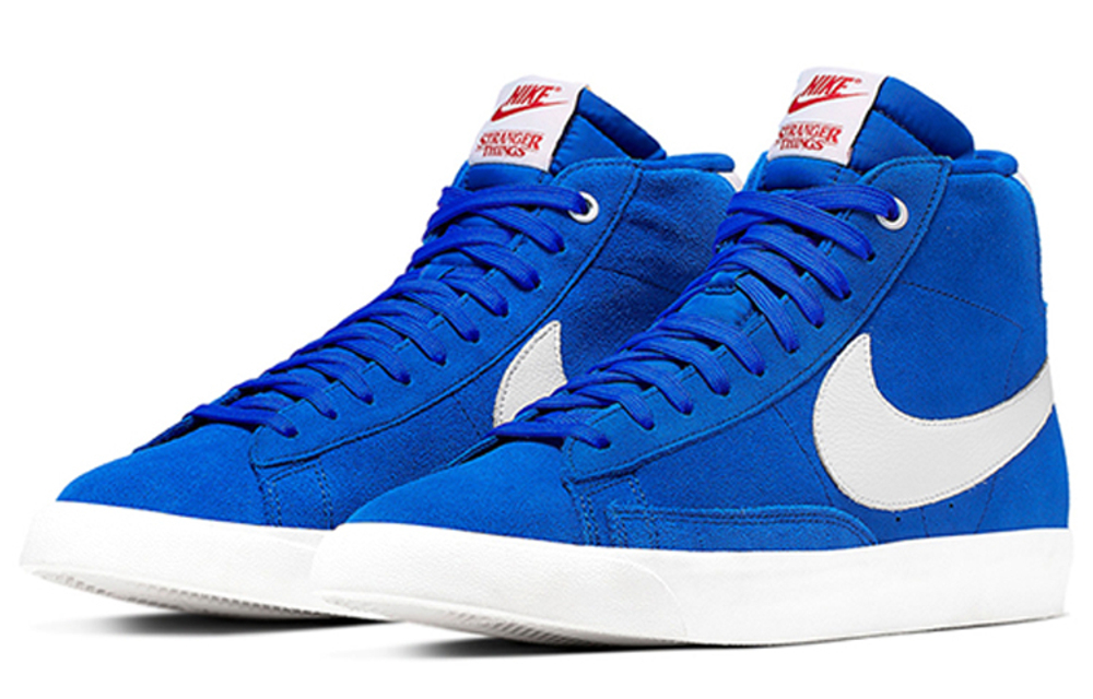 Nike x stranger things blazer blue sales
