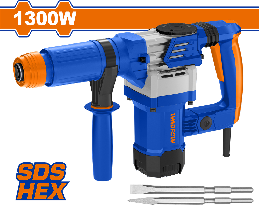 Отбойный молоток WADFOW WDB1D45 1300 Вт 15 Дж HEX
