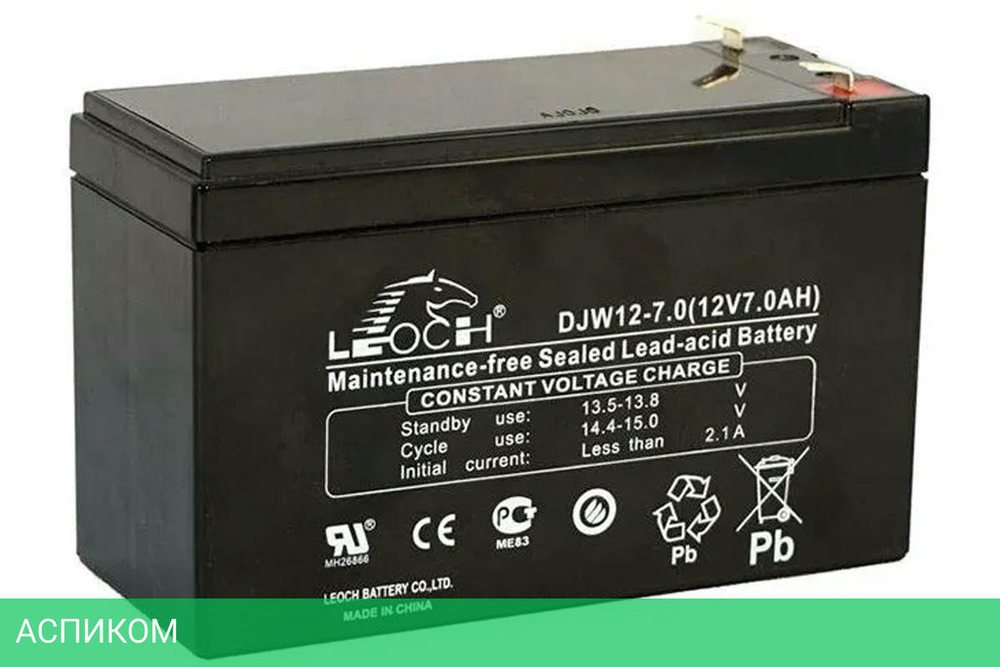 Аккумулятор для ИБП Leoch DJW12-7.0