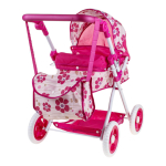 Коляска для куклы лежачая, коробка 61881