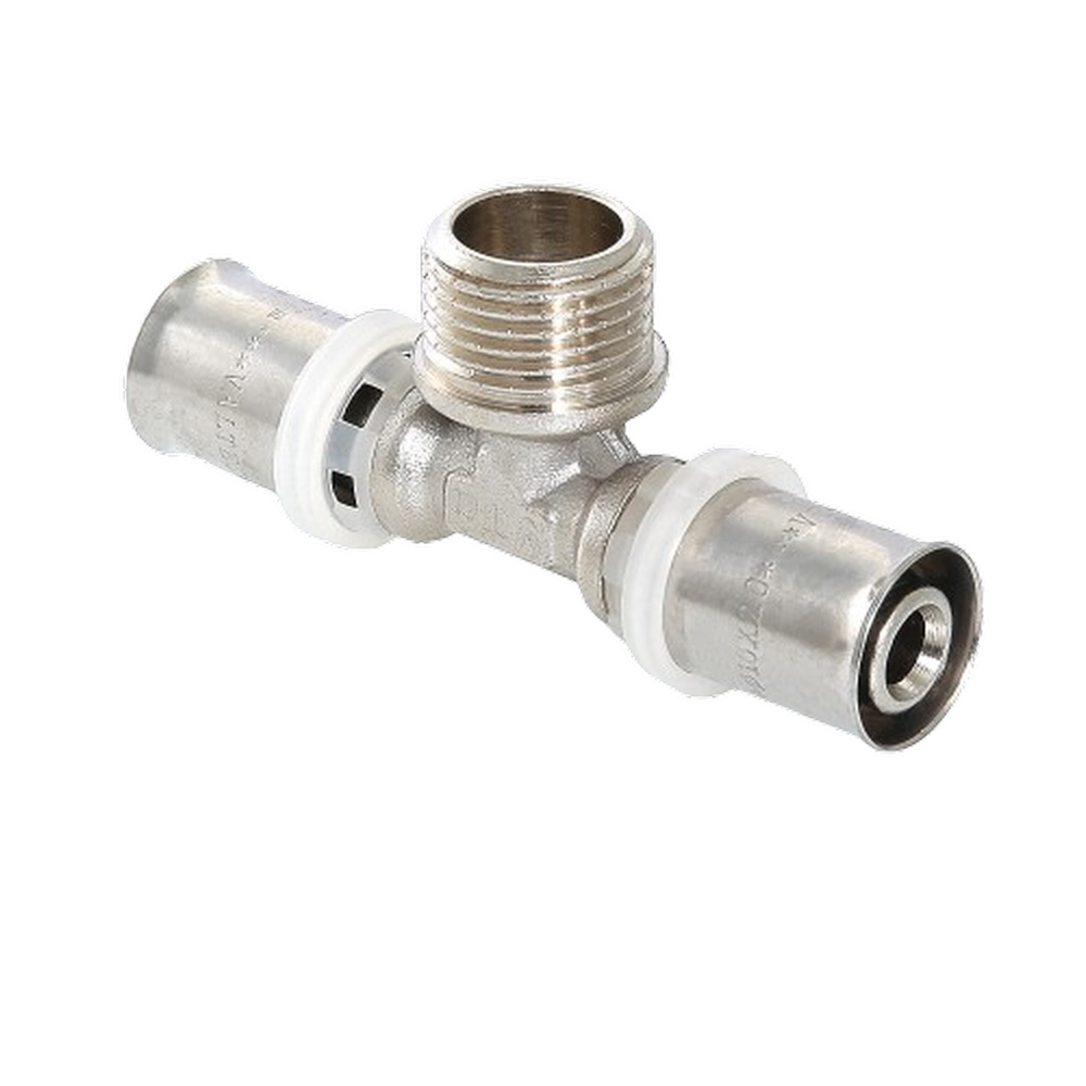 Тройник пресс Valtec VTm.233.N.160416 НР 16х1/2"х16