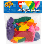 Шар латексный Набор 15 шт Пастель 25 см (Ассорти)