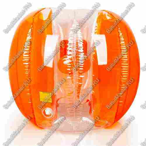 Бампербол «Прозрачно - оранжевый», ПВХ, диаметр 1,5 м