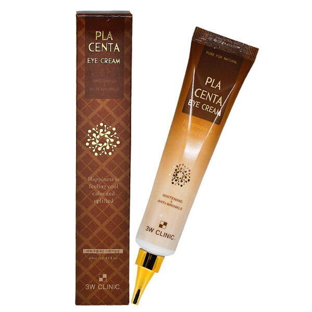 Антивозрастной крем для кожи вокруг глаз с плацентой 3W Clinic Placenta Eye Cream, 40мл