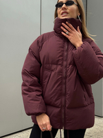 Пуховик Бургунди