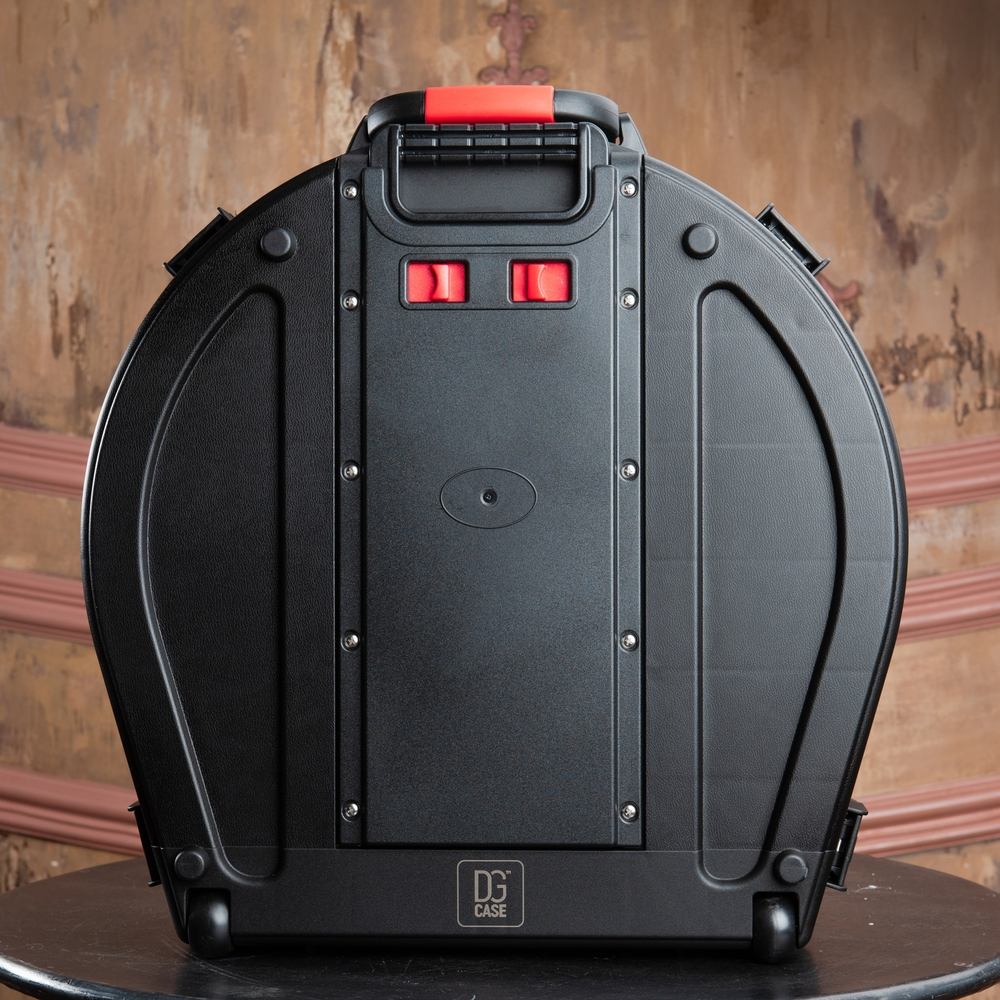 Кейс кофр для барабанных тарелок DGCASE@20-01А (с выдвижной ручкой и на колесах) 580*580*140мм