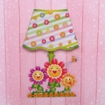 Наклейка-светильник «Little-Подсолнухи» 30*18,5см CDL03