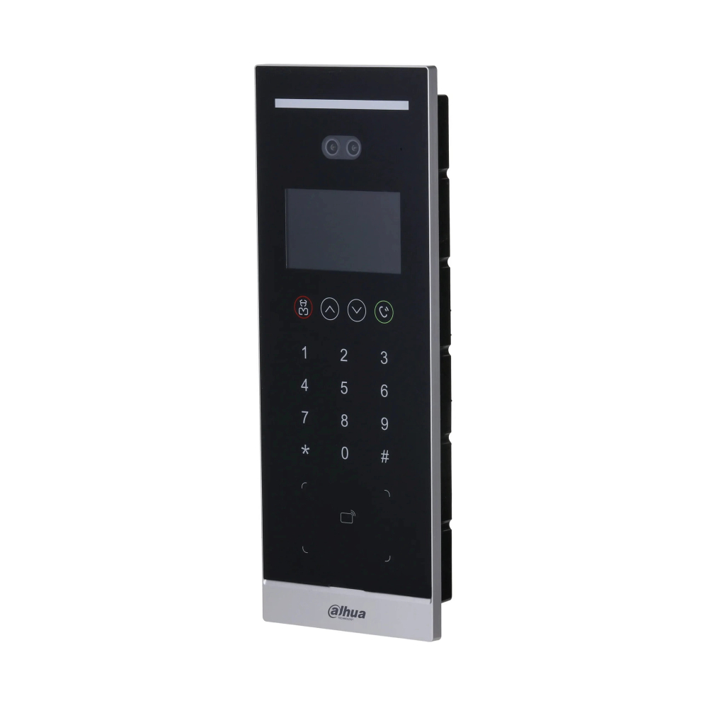 DHI-VTO6531H-S2-EA Многоабонентская IP вызывная панель c распознаванием лиц и сенсорной клавиатурой, адаптированная для работы с модулем сопряжения DHI-VTNC130AC