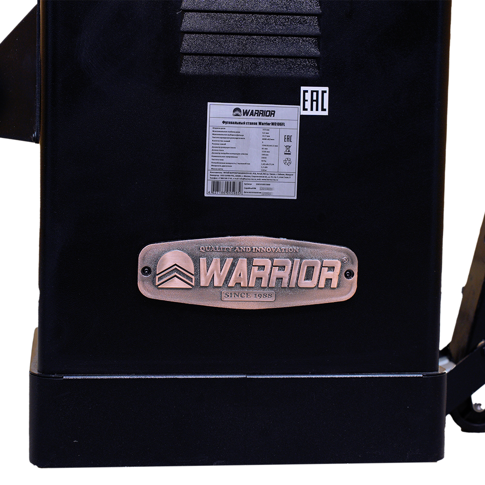 WARRIOR W0106FL HL Фуговальный станок с валом Helical