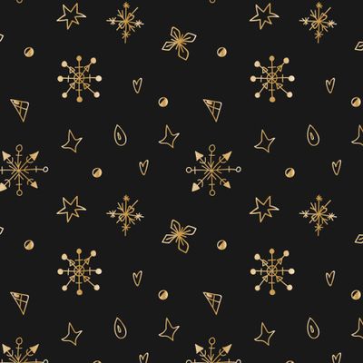 Бесшовный принт со снежинками