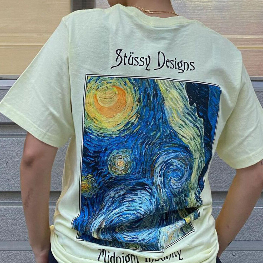 Футболки Stussy Midnight Insanity Tee T, 1904689