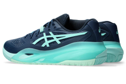 Мужские кроссовки теннисные Asics Gel-Resolution X - night sky/illuminate mint