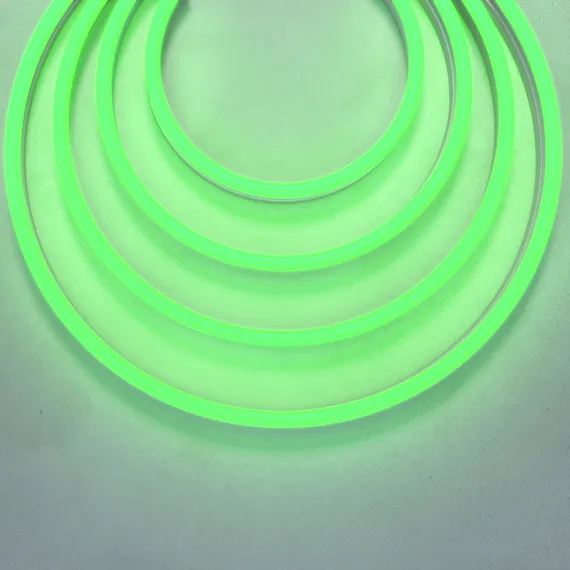 Гибкий неон 1708 24В 9,6Вт/м Зеленый IP67 5м Led Strip 200511