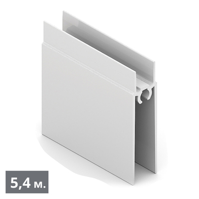 ЭКО Рамка нижняя двери (5,40 м) белый глянец (RAL) (AE0689) Aristo (Акция)