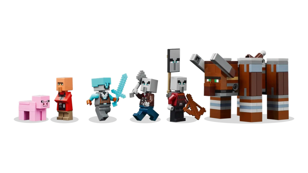 Конструктор LEGO Minecraft 21278 Форпост мародеров и опустошителей