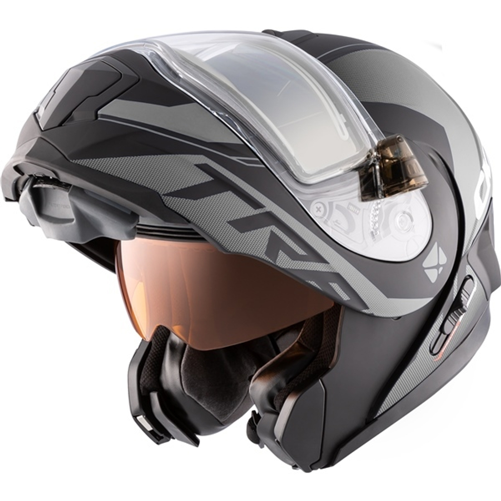 Шлем CKX TRANZ 1.5 AMS EDL CALIBER, двойная линза с электроподогревом