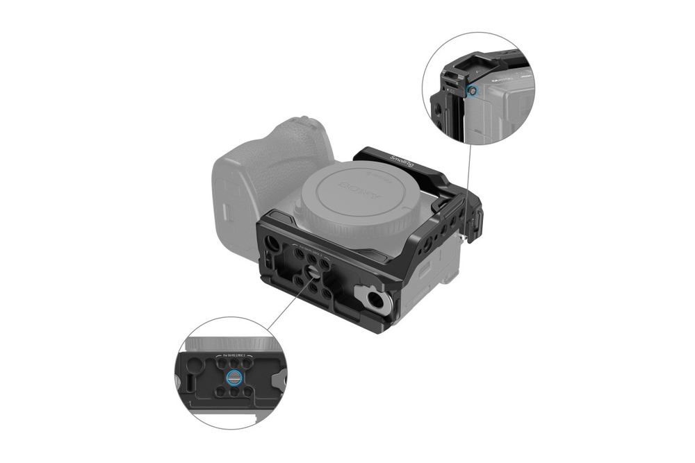 Клетка SmallRig 4337 Half Cage для цифровых камер Sony A6700 / A6600 / A6500 / A6400