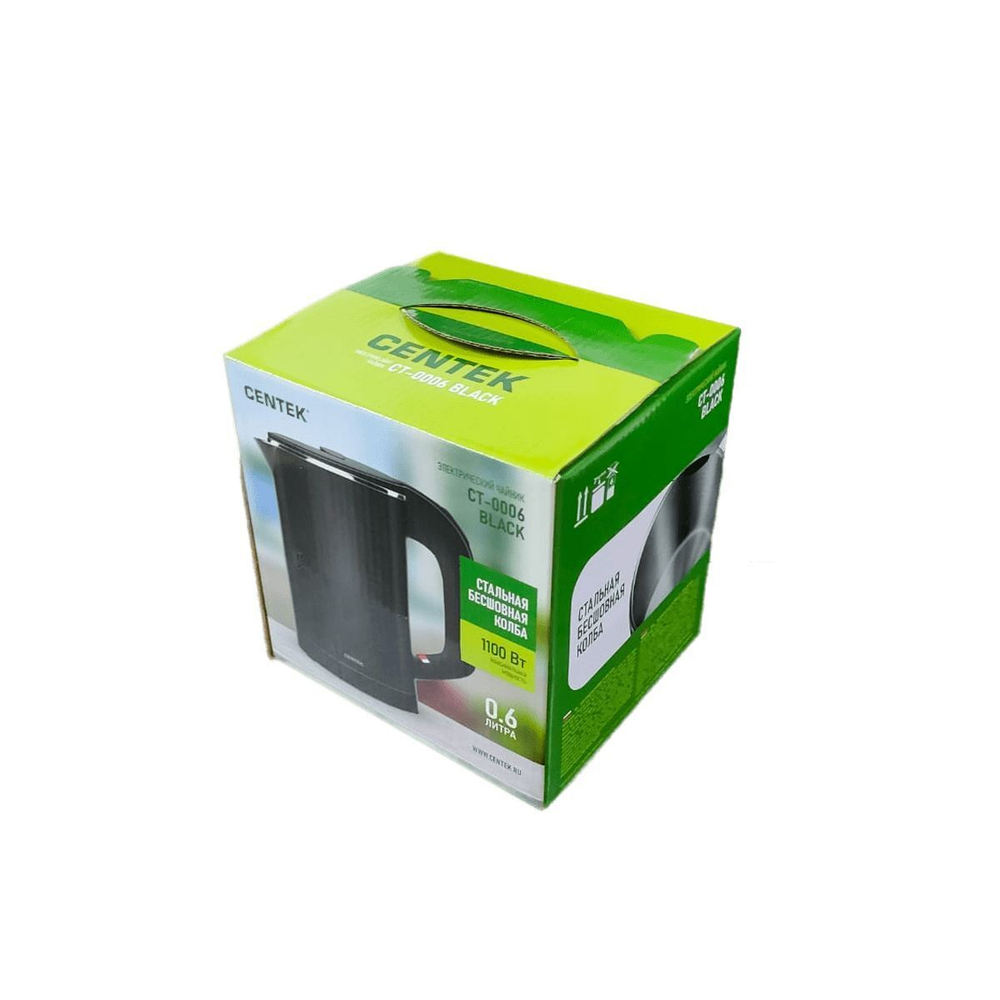 Электрический чайник Centek CT-0006 BLACK (чёрный)