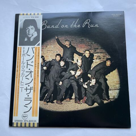 Винтажная виниловая пластинка LP Paul McCartney And Wings Band On The Run (Япония 1975) (Оби) Jet