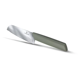Victorinox Нож Swiss Modern 17см Сантоку оливковый