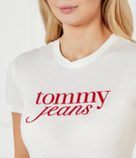 Футболка Tommy Jeans - экрю(DW0DW19447)