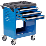 NORDBERG (T4N) Тележка инструментальная 3 полки и открытый отсек