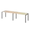 Бенч линейный на 2 рабочих места АМБЛ-004.60  3200x600x760 Арго-М