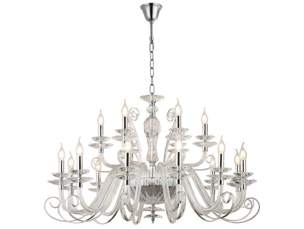 Подвесная люстра Newport ANNABELLE 8576+12/C chrome, М0070815