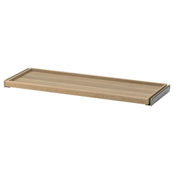 IKEA KOMPLEMENT  (ИКЕА КОМПЛЕМЕНТ)  -  Выдвижной поднос, дуб, окрашенный в белый цвет, 100x35 см