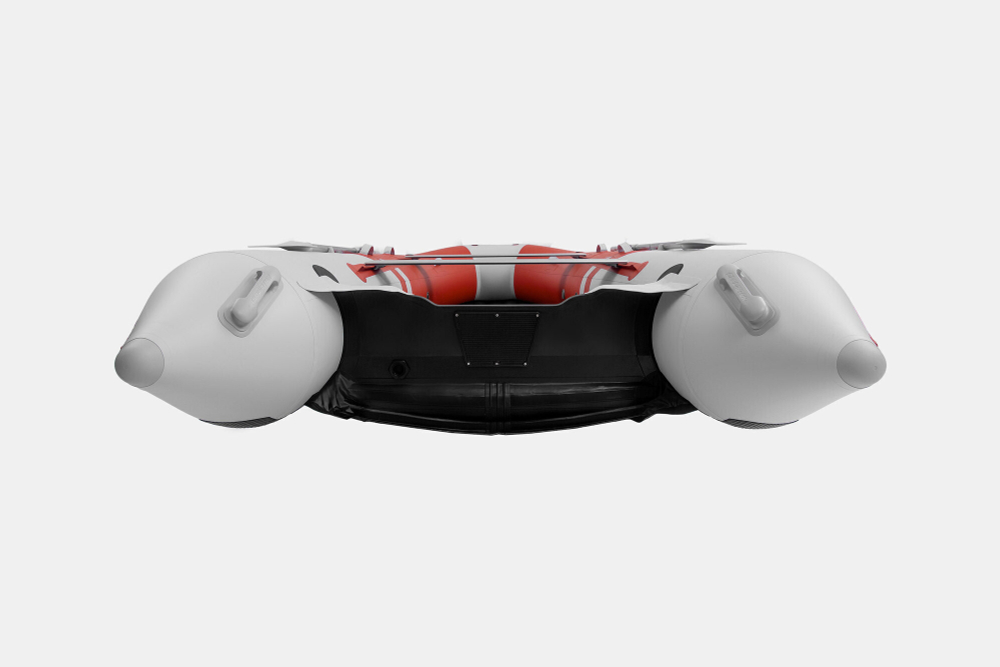 Надувная лодка GLADIATOR E420PRO красно-белый