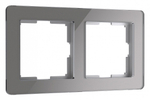 Рамка на 2 поста Werkel Acrylic (графит) W0022704