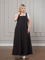Сарафан 1251 серый Novita (Акция)