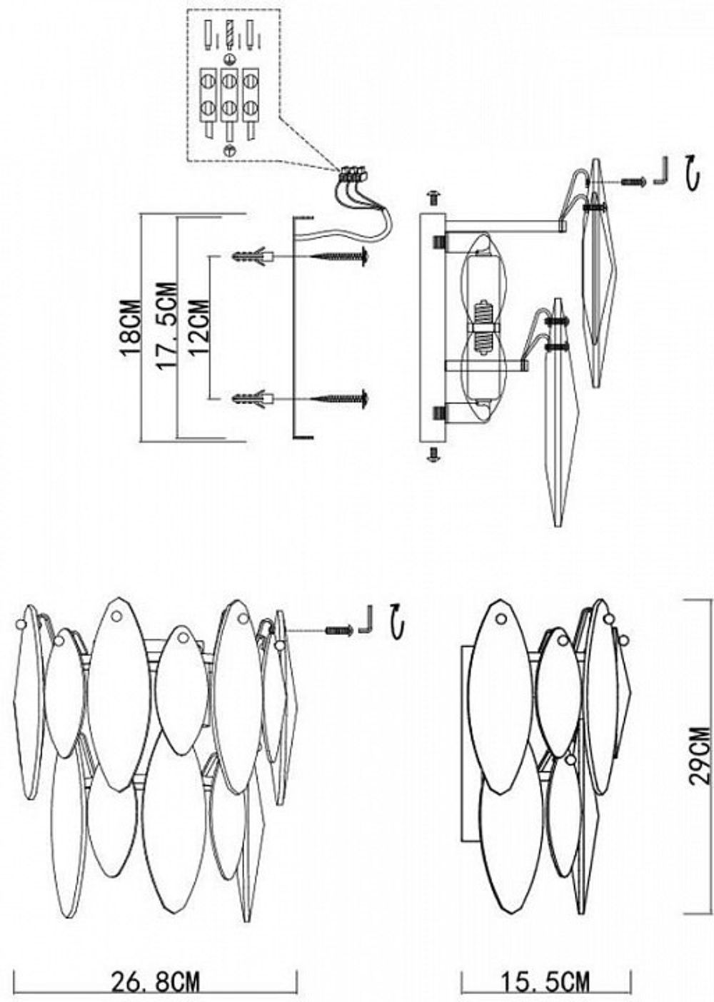 Накладной светильник ST-Luce Ancona SL1227.301.02
